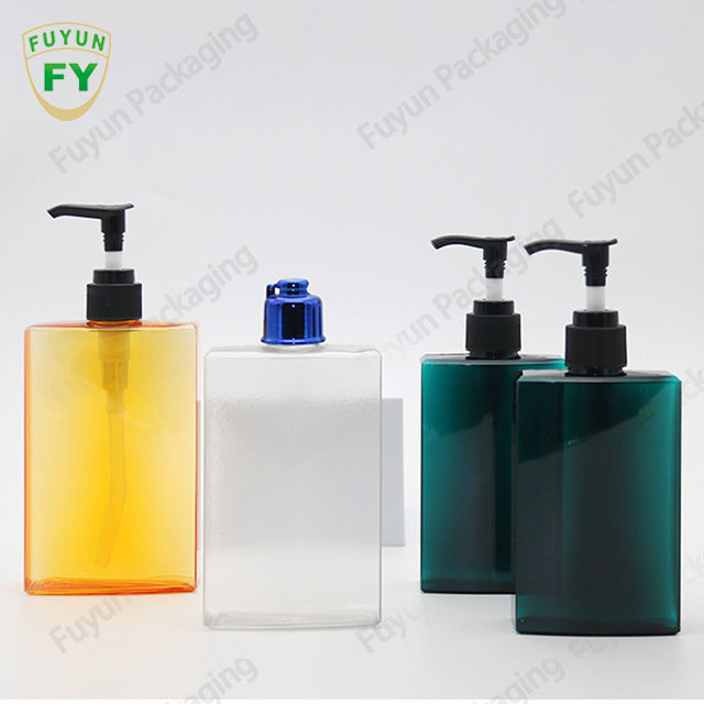 তরল শ্যাম্পু জন্য 200ml কাস্টম PETG প্লাস্টিক লোশন পাম্প বোতল