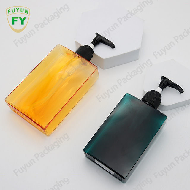 তরল শ্যাম্পু জন্য 200ml কাস্টম PETG প্লাস্টিক লোশন পাম্প বোতল