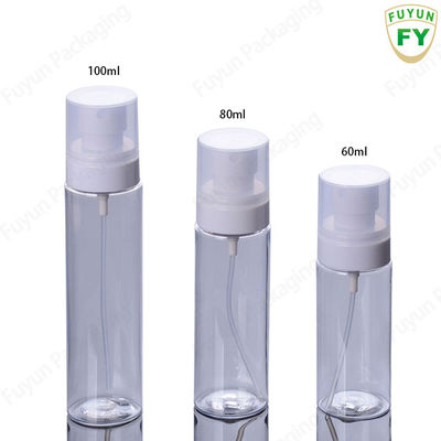 3.4oz প্লাস্টিক কসমেটিক স্প্রে বোতল ক্রোম সারফেস হ্যান্ডলিং