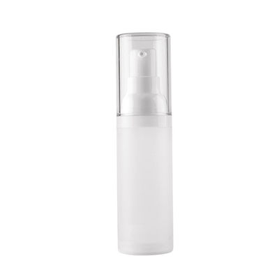 পাইকারি 50ml খালি ট্র্যাভেল মিনি ভ্যাকুয়াম ক্লিয়ার গোল এয়ারলেস লোশন ক্রিম প্লাস্টিকের বোতল ত্বকের যত্নের জন্য