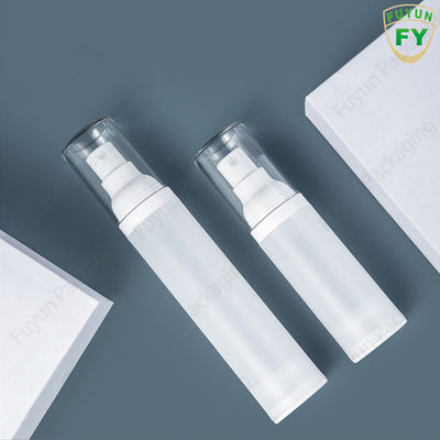 পাইকারি 50ml খালি ট্র্যাভেল মিনি ভ্যাকুয়াম ক্লিয়ার গোল এয়ারলেস লোশন ক্রিম প্লাস্টিকের বোতল ত্বকের যত্নের জন্য