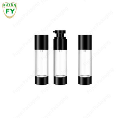 15ml 30ml 50ml কাস্টম বিলাসবহুল খালি ক্রিম পরিষ্কার সাদা কালো ফ্রস্টেড কসমেটিক প্লাস্টিক স্প্রে লোশন এয়ারলেস পাম