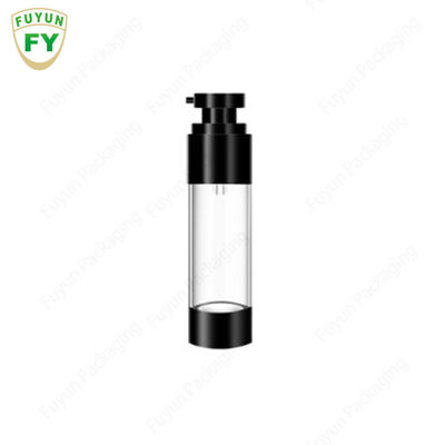 15ml 30ml 50ml কাস্টম বিলাসবহুল খালি ক্রিম পরিষ্কার সাদা কালো ফ্রস্টেড কসমেটিক প্লাস্টিক স্প্রে লোশন এয়ারলেস পাম