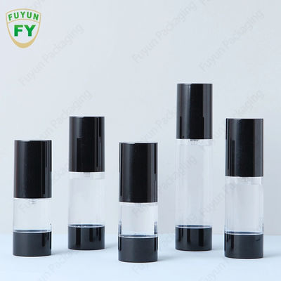 15ml 30ml 50ml কাস্টম বিলাসবহুল খালি ক্রিম পরিষ্কার সাদা কালো ফ্রস্টেড কসমেটিক প্লাস্টিক স্প্রে লোশন এয়ারলেস পাম
