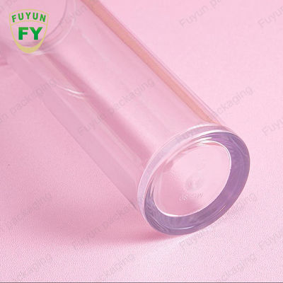 গোল্ড ক্যাপ খালি PET স্প্রে বোতল 50ml নলাকার কসমেটিক প্যাকেজিং
