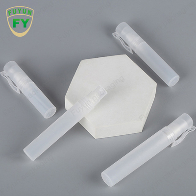 স্প্রে পাম্প সহ 3ml 5ml 10ml খালি পারফিউম প্লাস্টিকের শিশি পরিষ্কার করুন