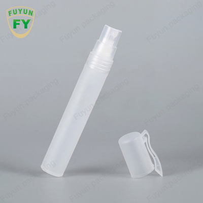 স্প্রে পাম্প সহ 3ml 5ml 10ml খালি পারফিউম প্লাস্টিকের শিশি পরিষ্কার করুন