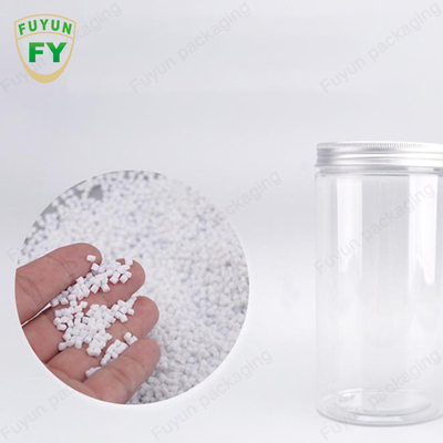 অ্যালুমিনিয়াম ক্যাপ ফুড গ্রেড সহ 30ml 40ml 150ml স্বচ্ছ প্লাস্টিক প্যাকেজিং জার