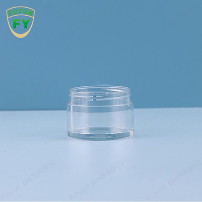 Fuyun 30ml 50ml পোষা প্লাস্টিক পরিষ্কার প্রশস্ত মুখ চোখ মুখ ঘুম কাদা ক্রিম জার