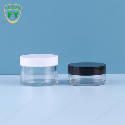 Fuyun 30ml 50ml পোষা প্লাস্টিক পরিষ্কার প্রশস্ত মুখ চোখ মুখ ঘুম কাদা ক্রিম জার
