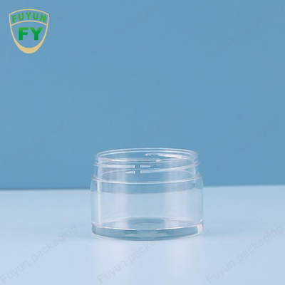 Fuyun 30ml 50ml পোষা প্লাস্টিক পরিষ্কার প্রশস্ত মুখ চোখ মুখ ঘুম কাদা ক্রিম জার