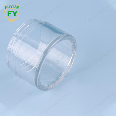 Fuyun 30ml 50ml পোষা প্লাস্টিক পরিষ্কার প্রশস্ত মুখ চোখ মুখ ঘুম কাদা ক্রিম জার
