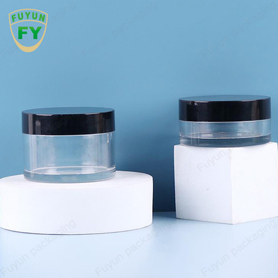 Fuyun 30ml 50ml পোষা প্লাস্টিক পরিষ্কার প্রশস্ত মুখ চোখ মুখ ঘুম কাদা ক্রিম জার