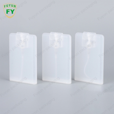 এসেনশিয়াল অয়েলের জন্য 10ml 20ml PP ক্রেডিট কার্ড স্প্রে পাম্প বোতল