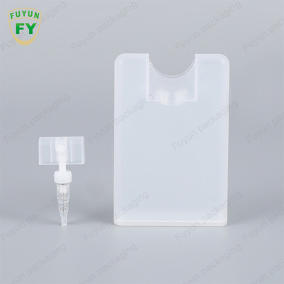 এসেনশিয়াল অয়েলের জন্য 10ml 20ml PP ক্রেডিট কার্ড স্প্রে পাম্প বোতল