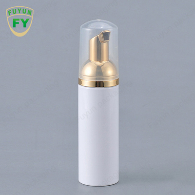 ক্লিয়ার ক্যাপ সহ 30ml 50ml 80ml গোল্ড ফোম পাম্প বোতল