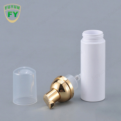 ক্লিয়ার ক্যাপ সহ 30ml 50ml 80ml গোল্ড ফোম পাম্প বোতল