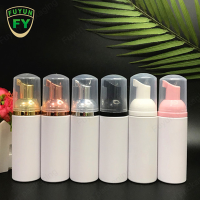 ক্লিয়ার ক্যাপ সহ 30ml 50ml 80ml গোল্ড ফোম পাম্প বোতল