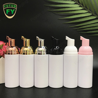 ক্লিয়ার ক্যাপ সহ 30ml 50ml 80ml গোল্ড ফোম পাম্প বোতল