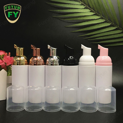 ক্লিয়ার ক্যাপ সহ 30ml 50ml 80ml গোল্ড ফোম পাম্প বোতল