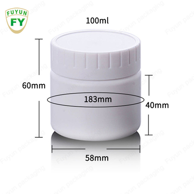 চোখের ছায়া ঠোঁট বাম জন্য SGS 4.05oz PP ক্যাপ প্লাস্টিক ক্রিম জার