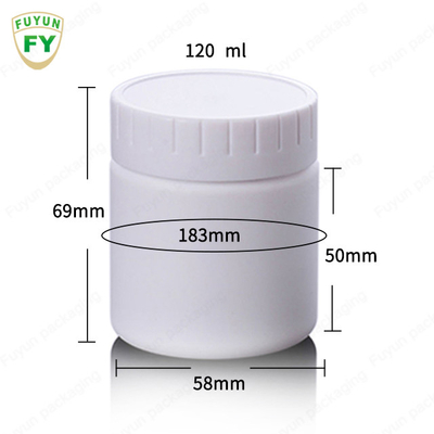চোখের ছায়া ঠোঁট বাম জন্য SGS 4.05oz PP ক্যাপ প্লাস্টিক ক্রিম জার