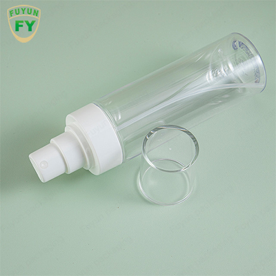 সাদা পাম্প সহ 120ml 150ml খালি কসমেটিক স্প্রে প্লাস্টিকের বোতল