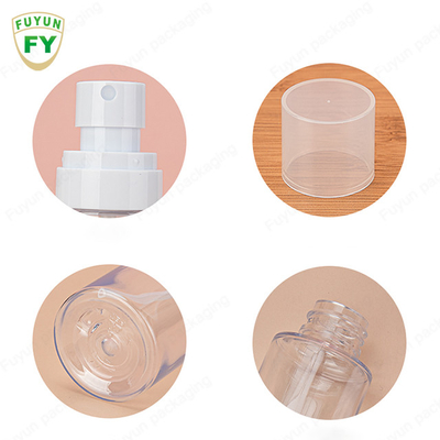 80ml 100ml Skincare কসমেটিক স্প্রে বোতল ফ্ল্যাট শোল্ডার