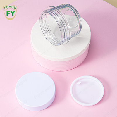 1.69oz 3.38oz ঘন হওয়া পরিষ্কার প্লাস্টিক প্যাকেজিং জার সোজা দিক